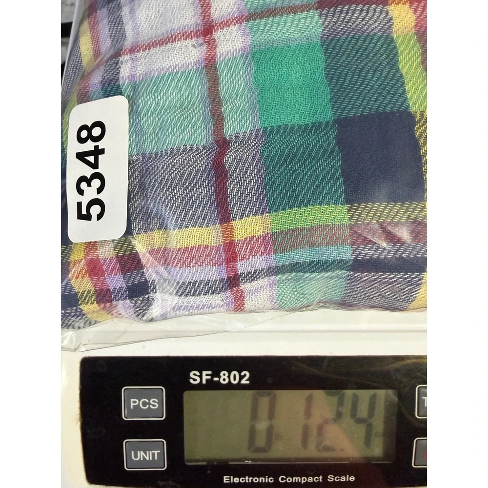Polo Ralph Lauren Plaid Shirt Mens L Slim Fit Long Sleeve Button Up 5348